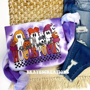 Hand Dyed Hocus Pocus Tee/Sweatshirt
